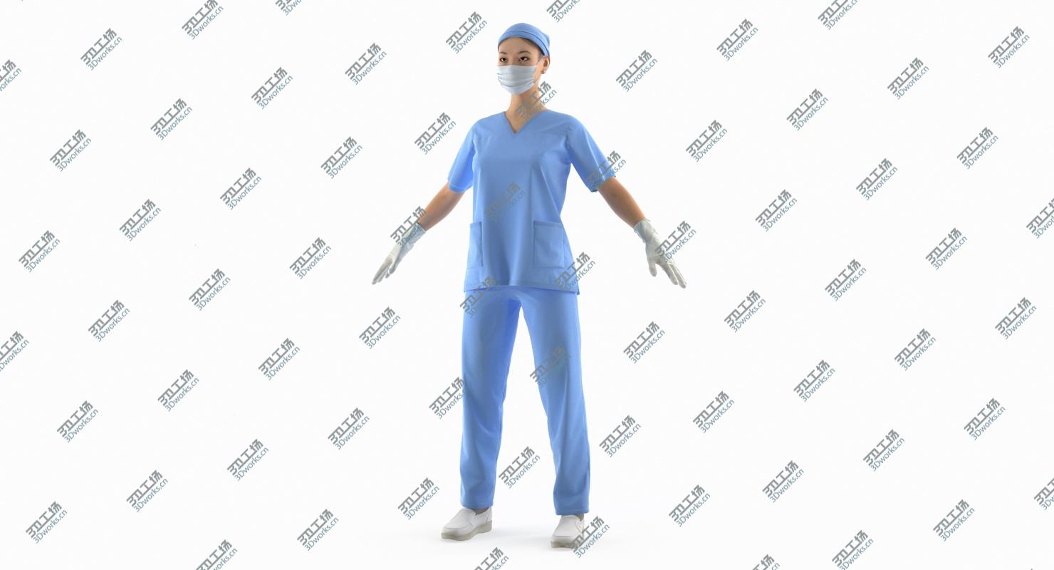 images/goods_img/2021040233/3D model Asian Female Surgeon Rigged/2.jpg
